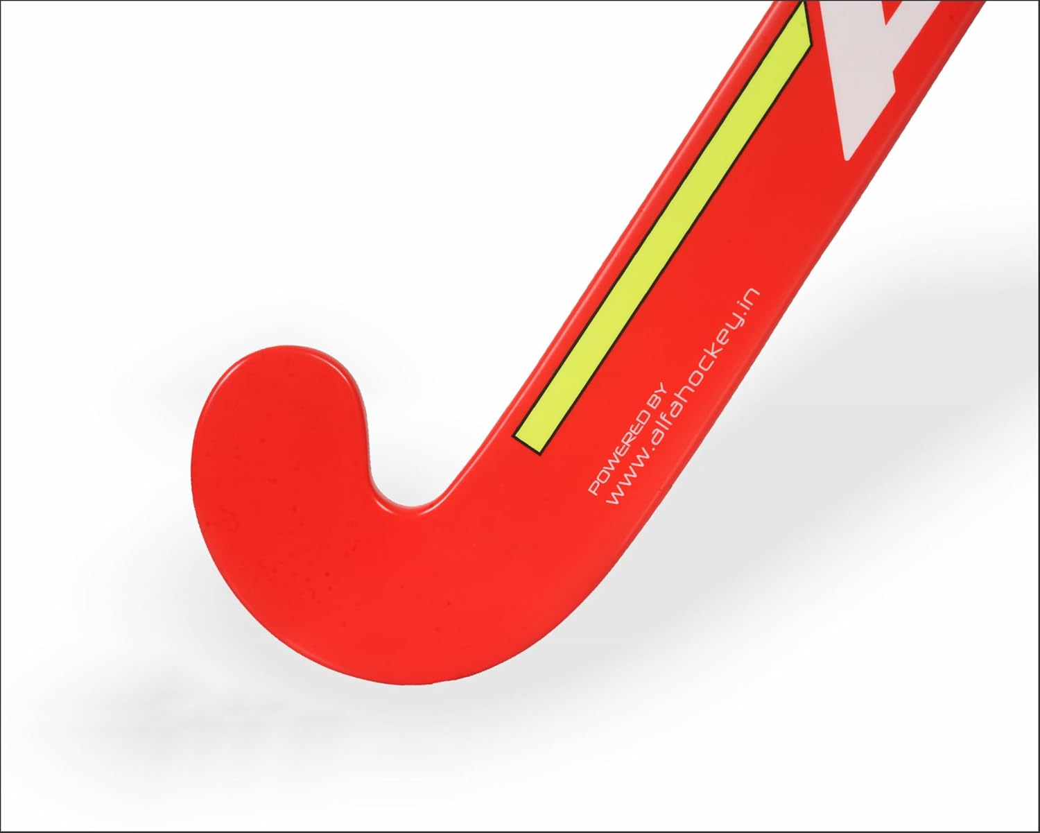 ALFA Y-30 Junior Hockey Stick | Color: Red | Size: 34" | Material: 10% Carbon | Gender: Unisex | Lightweight | Ergonomic Grip | Durable | High Control | Enhanced Power image number 1