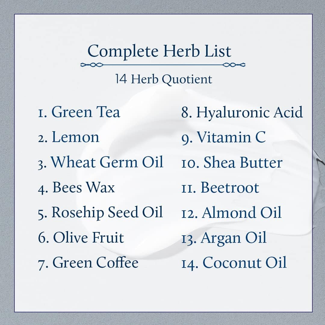 Blue Nectar Green Tea Face Cream Moisturizer for Oily Skin and Acne Prone Skin with Hyaluronic Acid, Vitamin C, Rosehip for Women and Men (14 Ayurvedic Herbs, 100Ml) image number 1