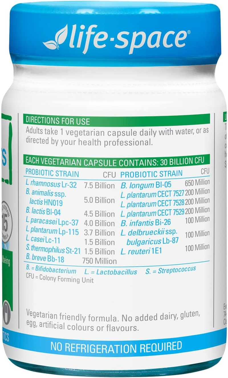 Life Space Probiotic Capsules for 60+ Years, 60 Count image number 2