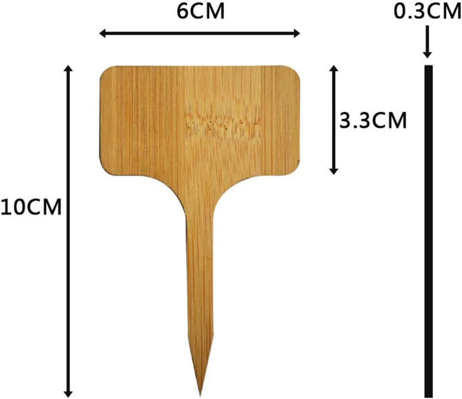UTSAUTO 20PCS Bamboo Plant Labels Nursery Garden Labels Vegetable Garden Markers for Seed Potted Herbs Flowers Vegetables image number 2