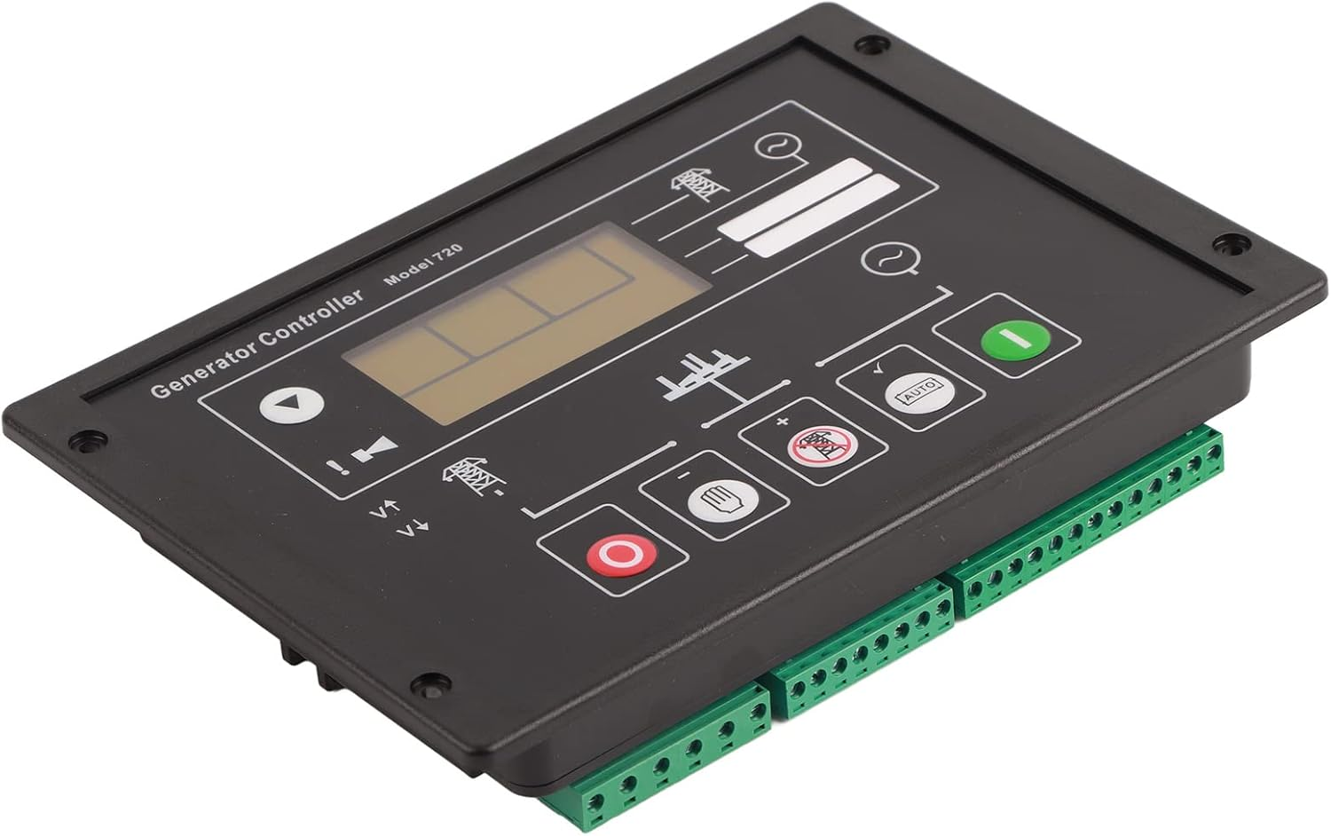 RIZGHWOY DSE720 Automatic Starting Generator Control Panel with Digital and Analog Inputs, Simple PC Configuration, Ideal for Remote Start, for Industrial Applications image number 1