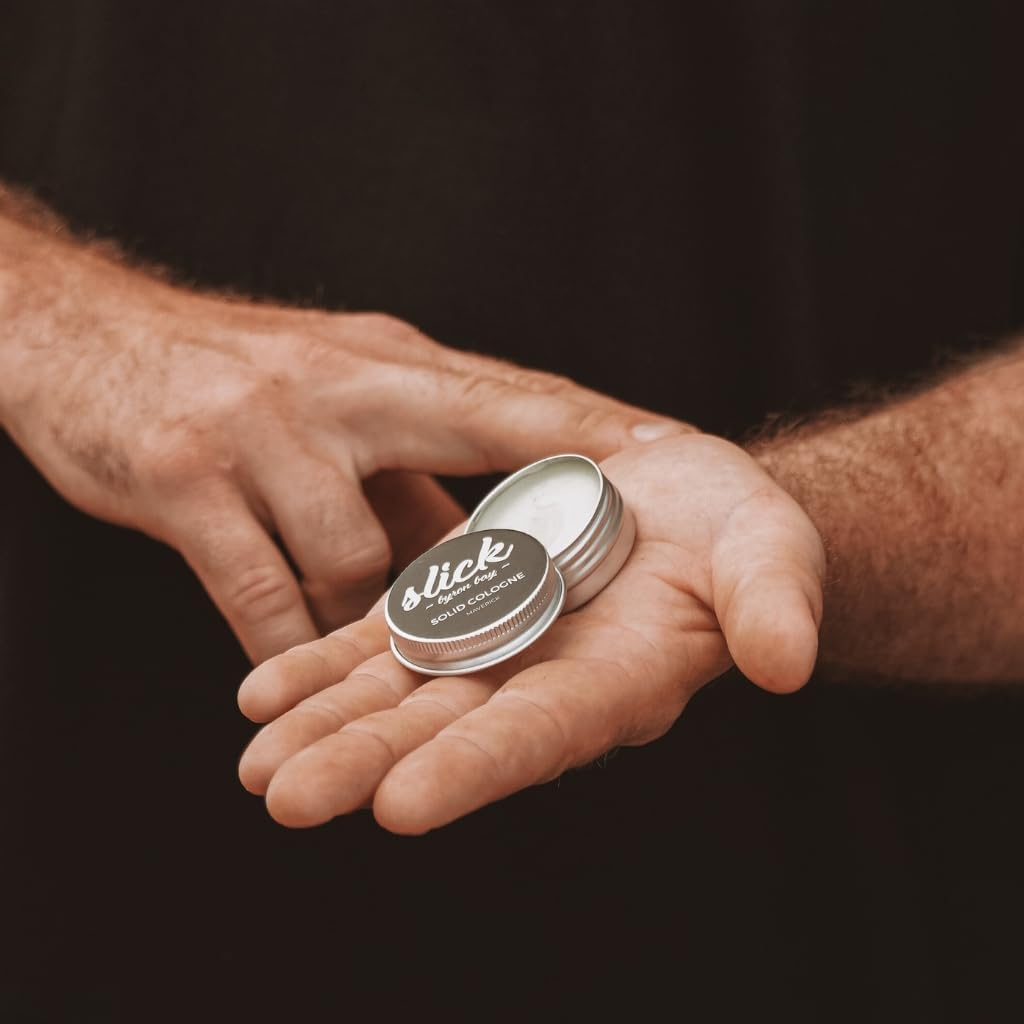 Solid Cologne 15Ml - ALL NATURAL and ORGANIC - Sustainable & Moisturing Cologne for Men and Women in Plastic-Free Recyclable Container Feat. Organic Beexwax, Organic Shea Butter, Jojoba Oil, Vitamin E & Australian Essential Oils - Made by Hand in Byron Bay (Maverick)