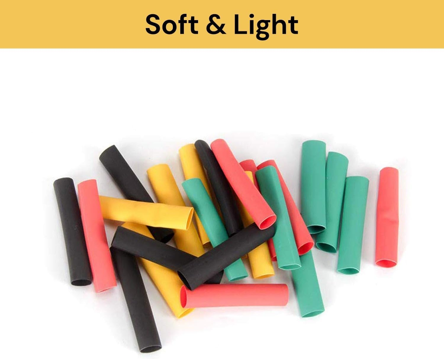 EZONEDEAL 164PCS Heat Shrink Tubings 2:1,Wire Cable Wrap Assortment Tube Sets Electric Insulation Heat Shrink Tube Kit image number 6