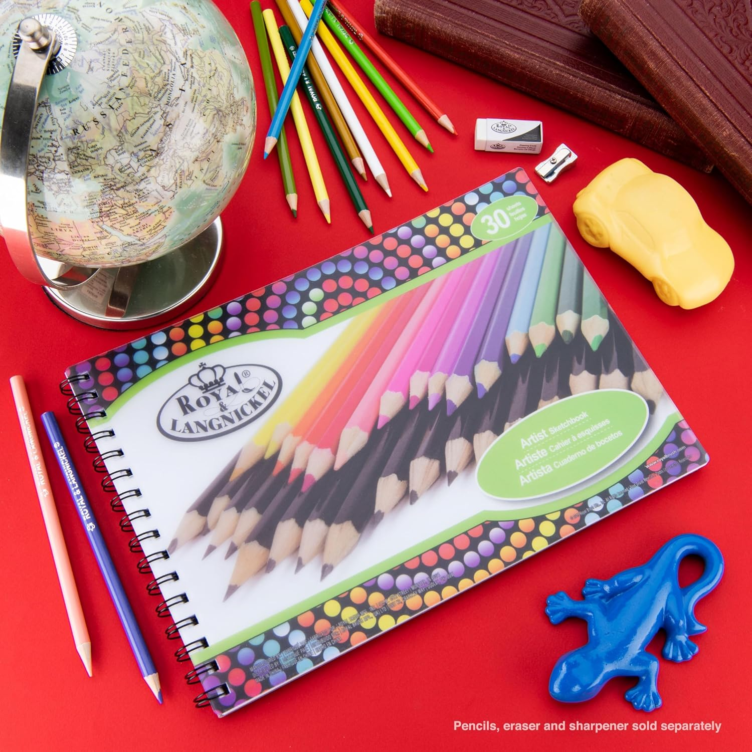 Royal and Langnickel Canvas Cover Spiral Sketchbook 8.5 Inch X 11.75 Inch image number 2