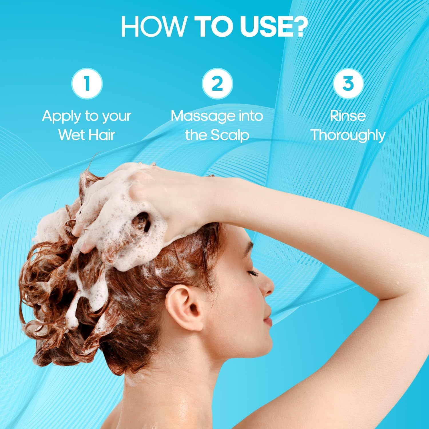 Professional Keratin Shampoo with Argan Oil 16.9Oz &ndash; Damaged Hair Shampoo, Damage Repair, Anti-Hair Loss, Silky Smooth, Sulfate & Paraben Free, for All Hair Types - 500Ml image number 6