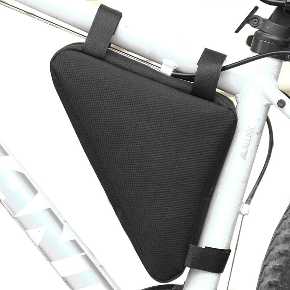 ZONADA Bicycle Frame Bag Triangle Bag Bike Storage Bag Bike Front Frame Bag Frame Pouch Bag for Bicycle Lock Tool Rain Jacket Cycling Accessories image number 5