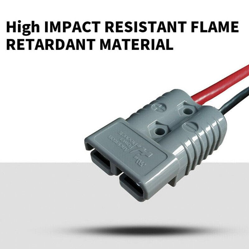 Leona Co 10M 50Amp Anderson Power Pole Extension Cord Connector Compatible with Solar Generator Portable Twincore Automotive Cable image number 5