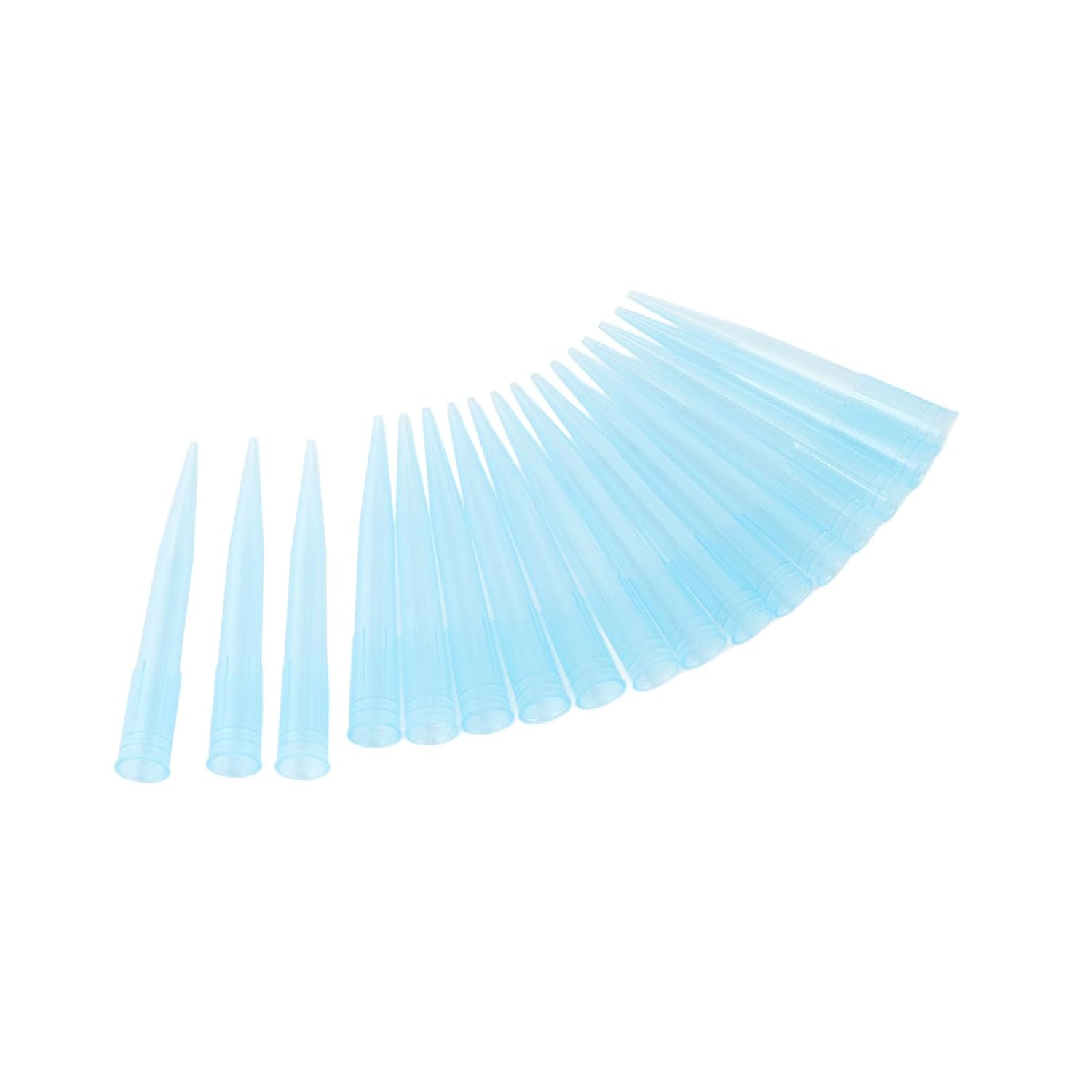 Changor Fine Tip Pipette Tips, Glossy Plastic Pipette Tips Prevent Rests Transparent Minimize Fluid Retention for Liquid image number 5