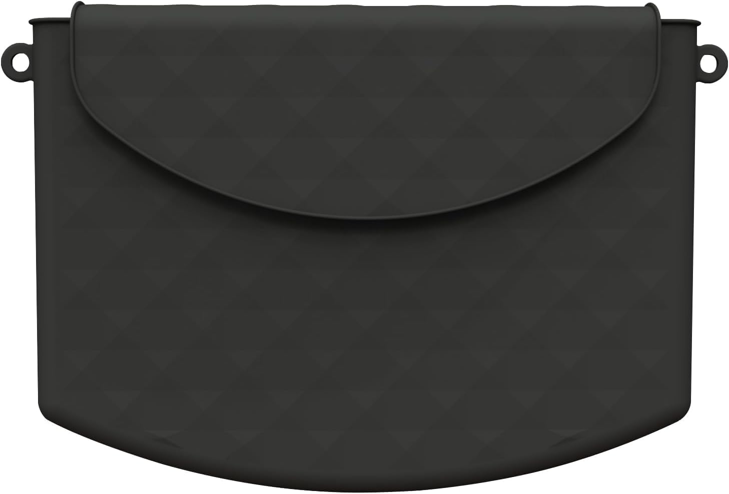 HTRTRR Silicone Cosmetic Bag, Silicone Cosmetic Bag for Women, Magnetic Closure Portable Cosmetic Bag, Holds Beauty Tools, Brushes, Toiletries, Iron, Fashion, Black, Pure Colour image number 4