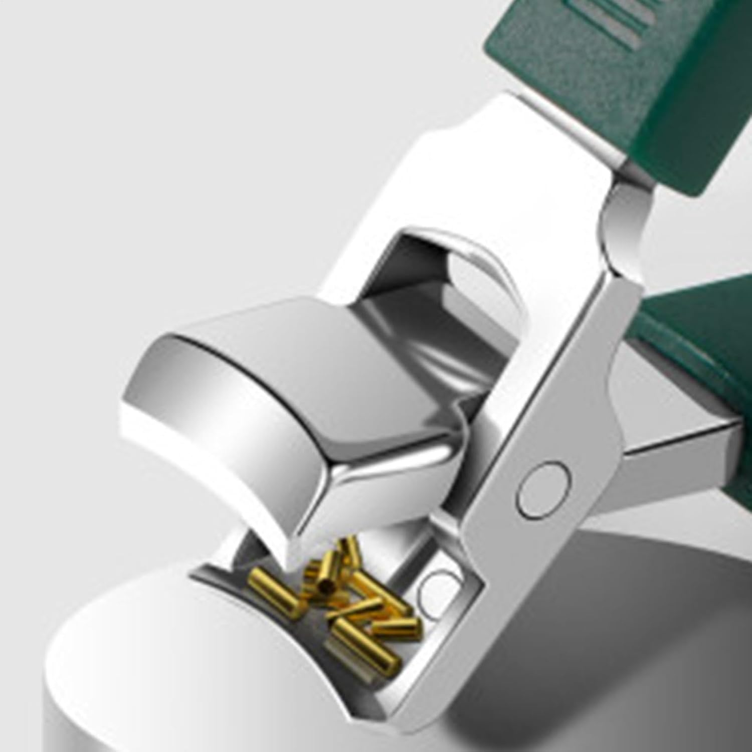 Anti Splash Nail Clippers | anti Splash Non-Slip Nail Clippers | Portable Manicure Tools, Labor-Saving Nail Trimmer for Fingernail, Toenail - Green image number 4