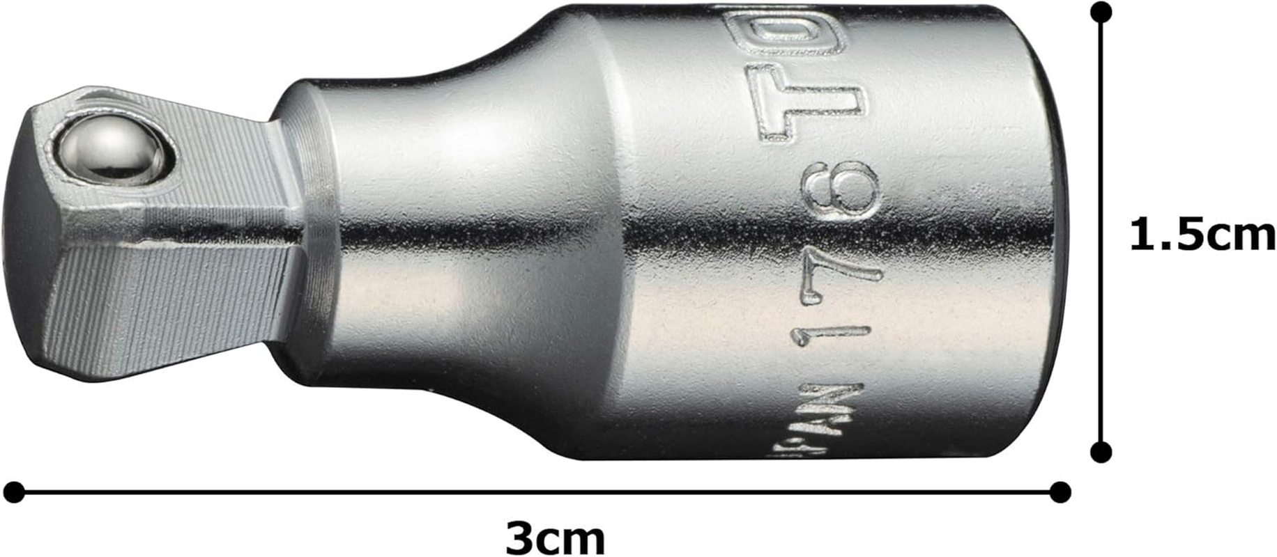 Tone EX21-028 Oscillating Extension Bar, 1/4 Inches (6.35 Mm), Total Length: 1.1 Inches (28 Mm) image number 2