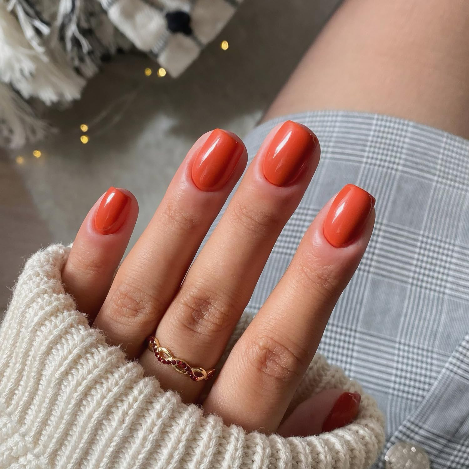 Semilac Tastes of Fall Collection UV Nail Polish Hybrid 402 Spicy Pumpkin 7 Ml image number 1