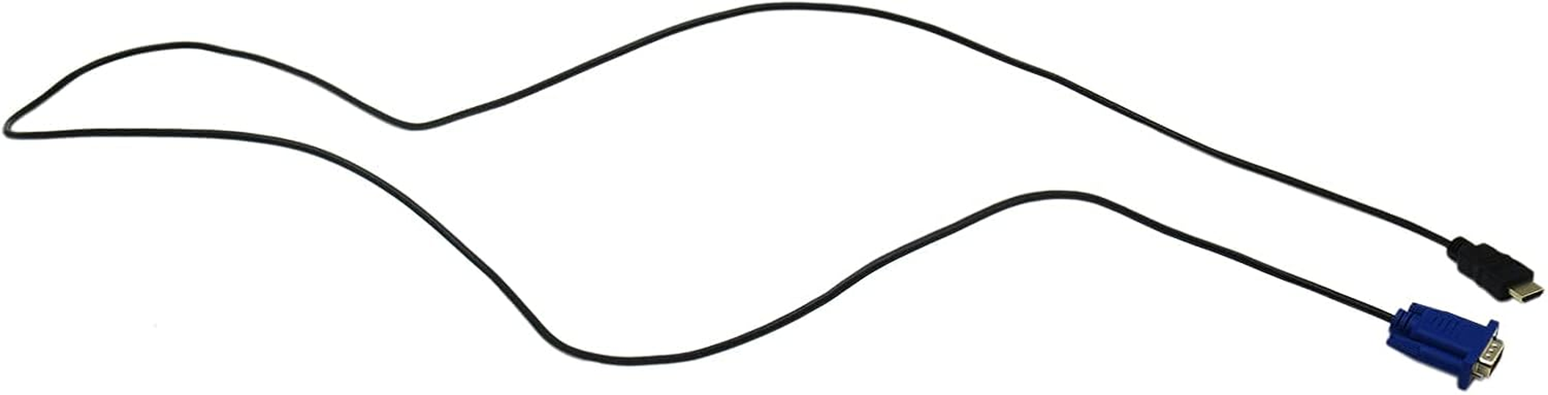 BLUE ELF HDMI to VGA Adapter Cable 6Ft/1.8M Gold-Plated 1080P HDMI Male to VGA Male Active Video Converter Cord for Notebook PC DVD Player Laptop TV Projector Monitor Etc image number 2