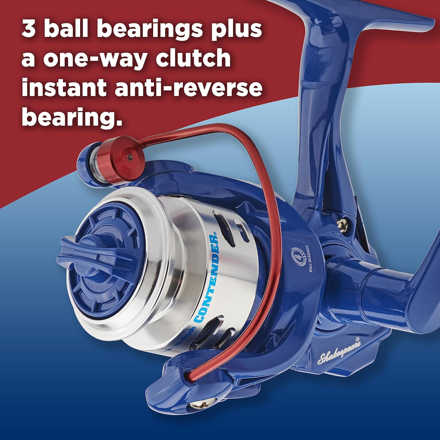 Shakespeare Contender Spinning Fishing Reel image number 4