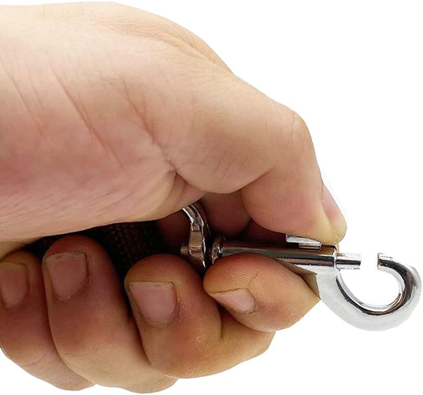 Strong Durable Nylon Dog Training Leash, Traction Rope, 4Ft /5 Foot /6 Feet Long, 5/8 Inch 3/4 Inch 1 Inch Wide, for Small and Medium Dogs (Brown, 1'' X 20 FT) image number 1