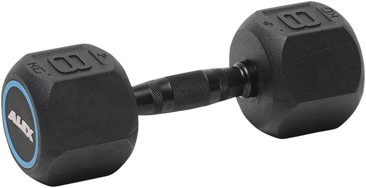 ALEX Rubber HEX Dumbbell image number 5