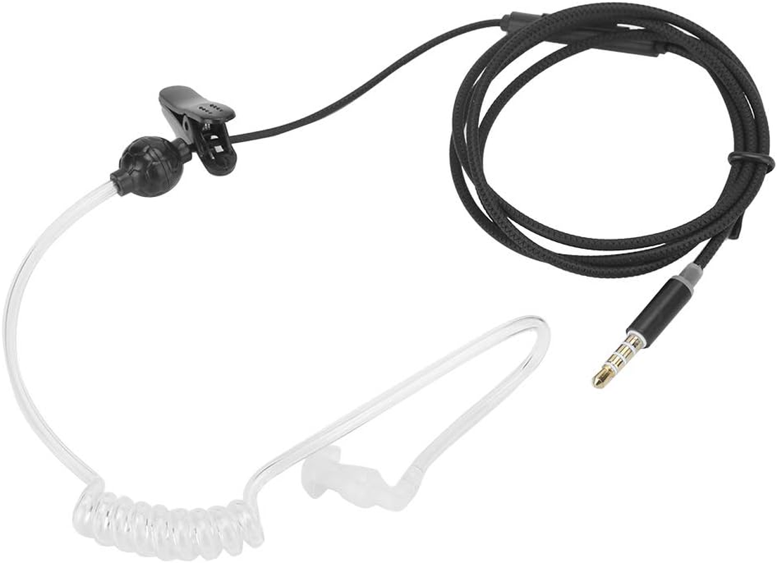 POENVFPO 3 Sets of Noise Reduction Headphones -Anti -Radiation Headphones with a Collar Clamp/Holder for Mobile and Professional Phones image number 1