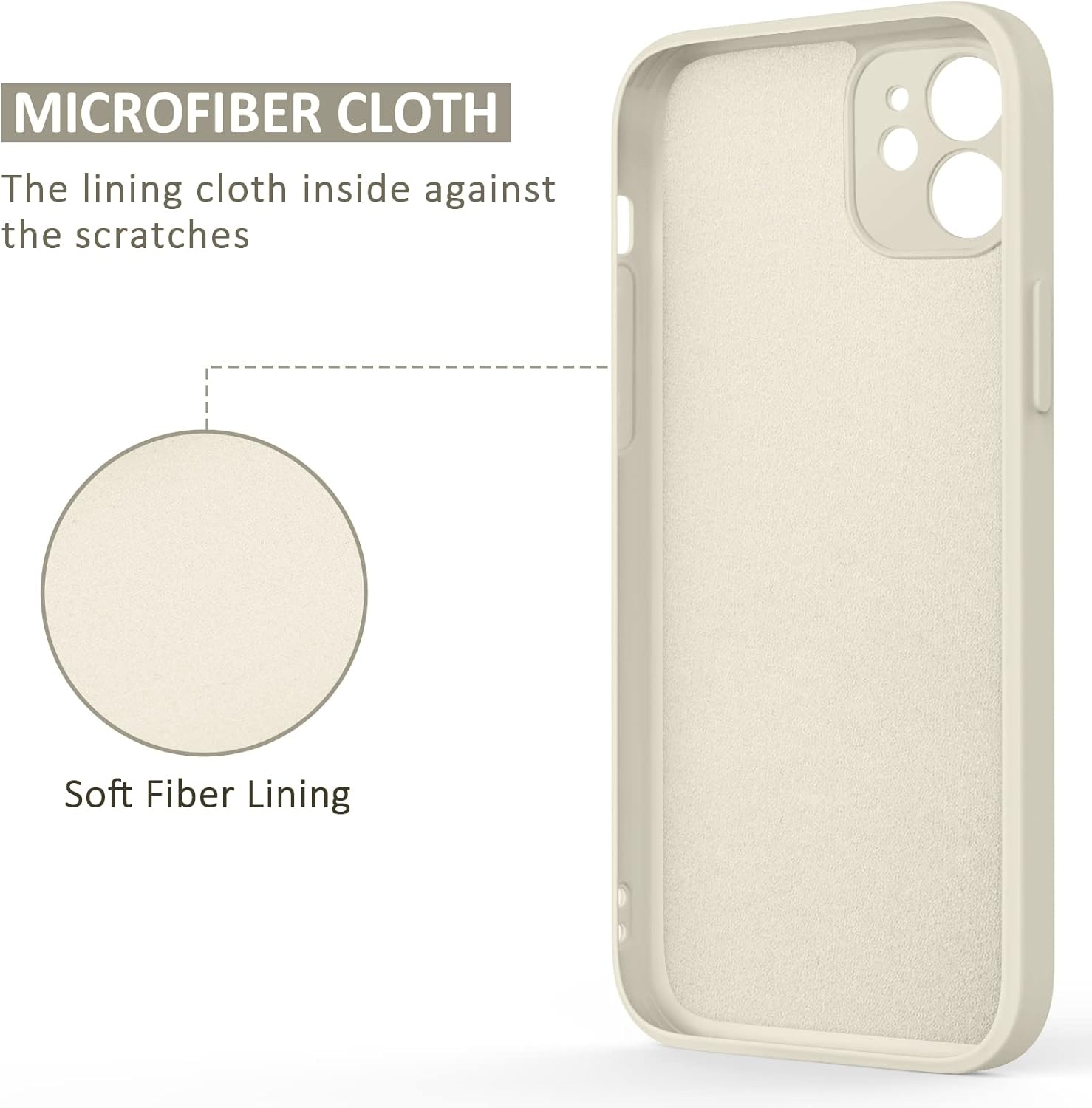 Silicone Case for Iphone 11 Case (2019) 6.1-Inch, Silky-Soft Touch Gel Rubber Cover, Full Protective Case, Shockproof Anti-Scratch Case Cover - Clear image number 6