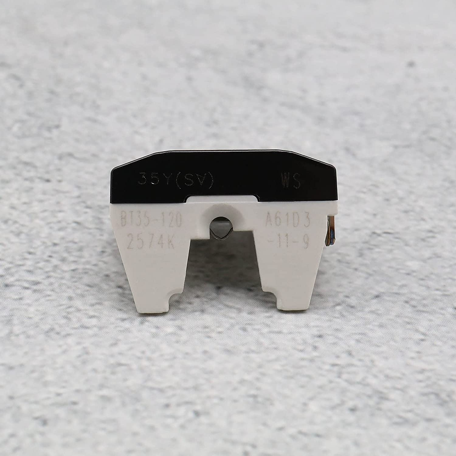 SING F LTD 2X 15 Ohm Refrigerator Start Relay 2 Pin PTC Freezer Compressor Resistor for Mini Fridges Compact Fridges Freezers Wine Fridges with 1/6HP 125W Thermal Overload Protector