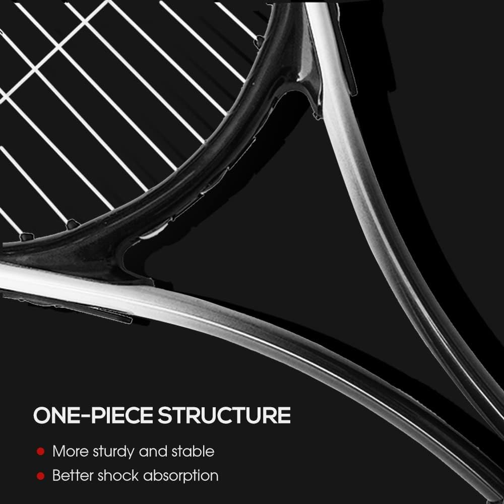 Tennis Racket Lightweight Shockproof Tennis Racquet with Carry Bag