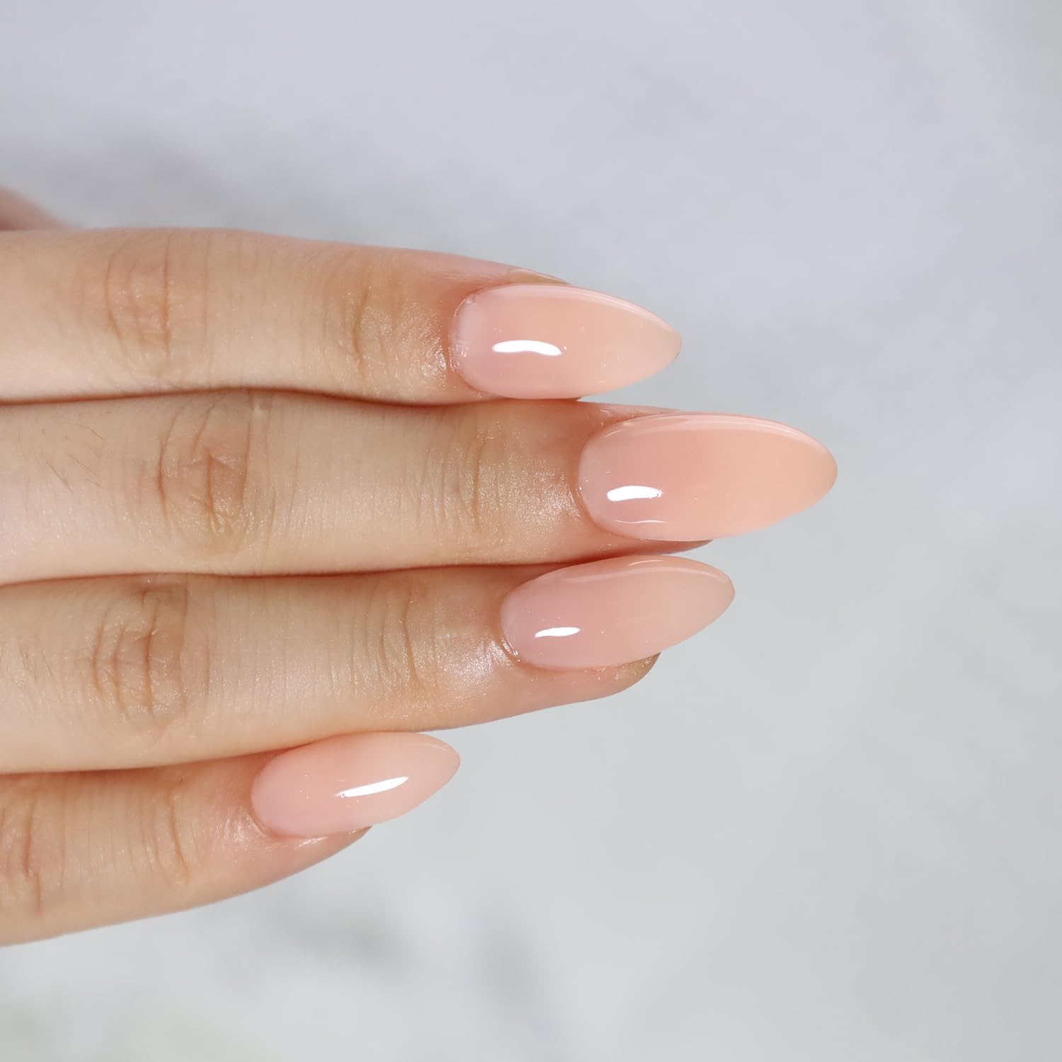 FZANEST Natural Nude Builder Gel for Nails, 15Ml Rubber Builder Base Jelly Color Gel Polish Rubber Base Coat Nail Extension Soak off French Manicure image number 1