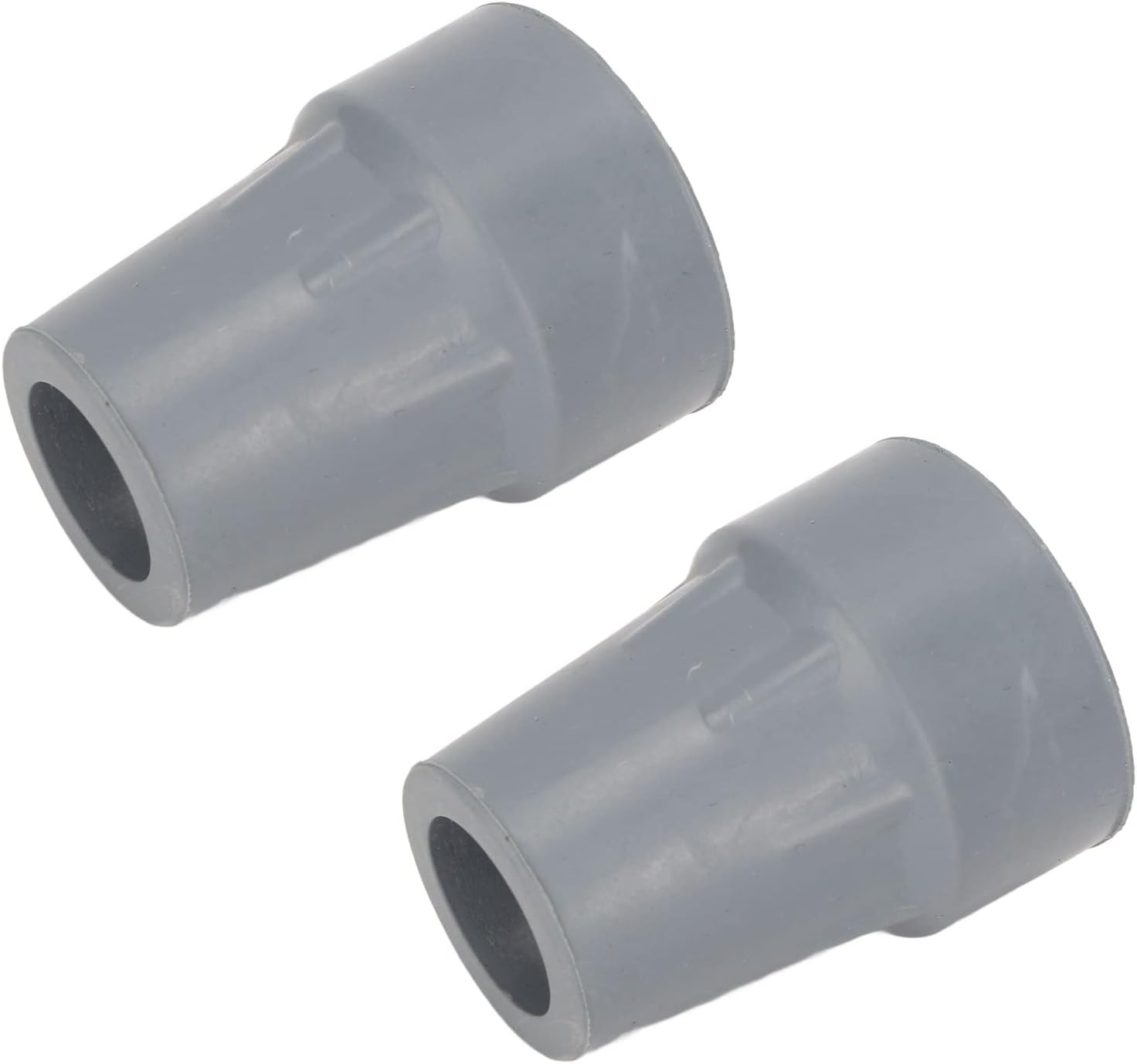 22Mm Cane Tips, Walking Cane Tips Prevent Slip Shock Absorbing Heavy Duty Replacement Rubber Crutch Tips for Elderly Patient image number 3