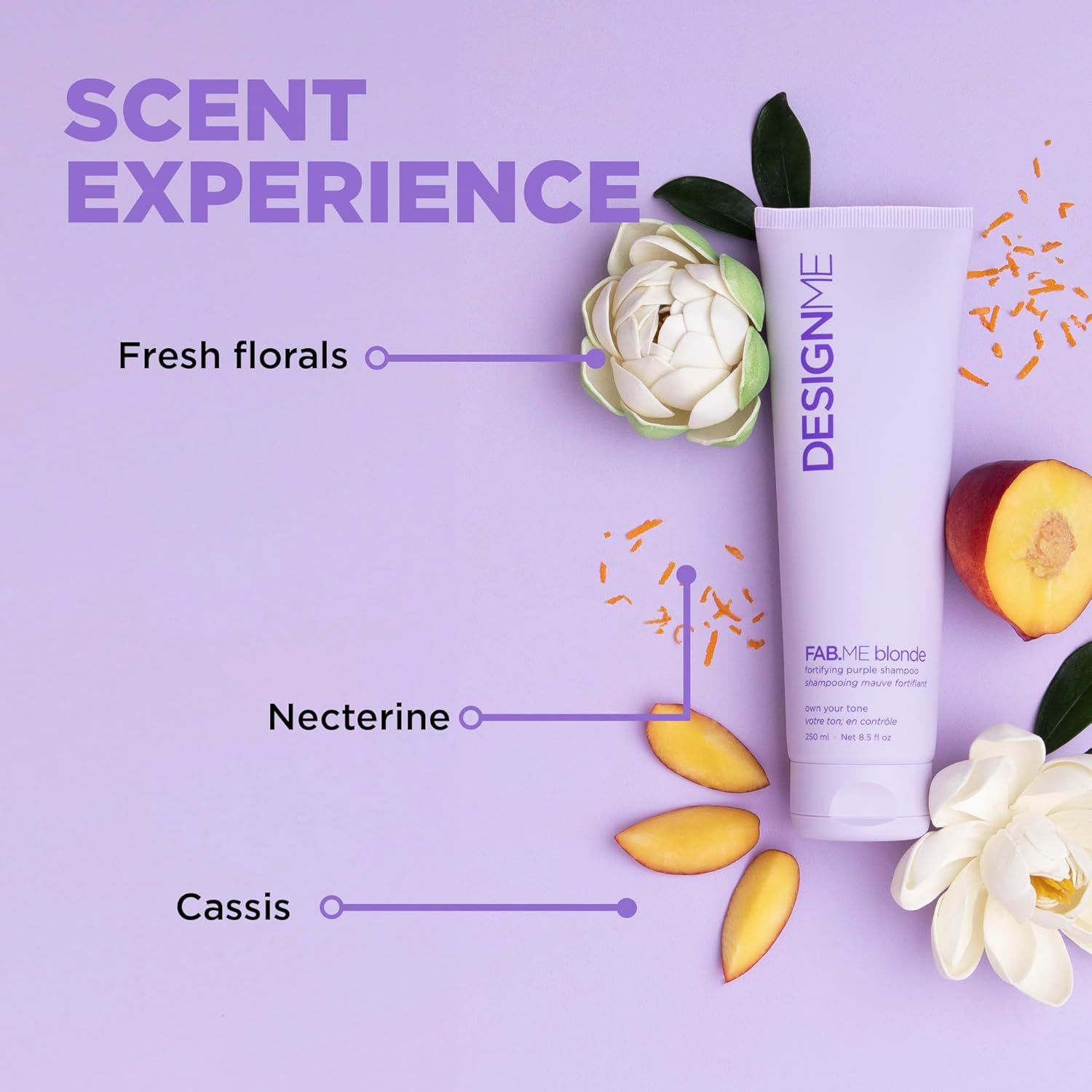 Design Me Fab Me Blonde Fortifying Purple Shampoo 250 Ml image number 5