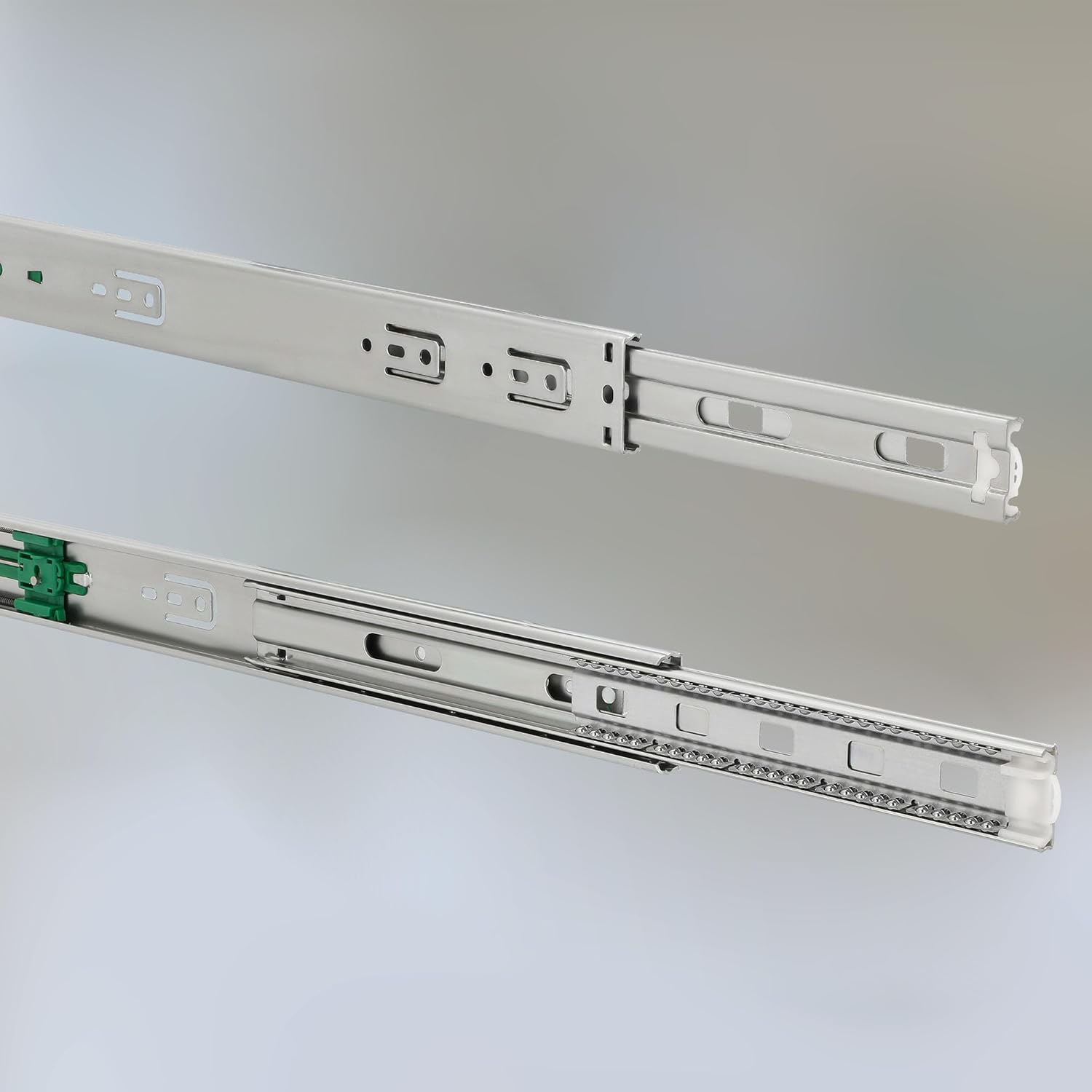 KOTARBAU Drawer Runners, Full Extension, Drawer Runners, 500 Mm, Self-Closing, Steel Drawer Runners, Soft Close Pull-Outs, Drawer Runners for Drawers, Full Extension, Telescopic Runners image number 3