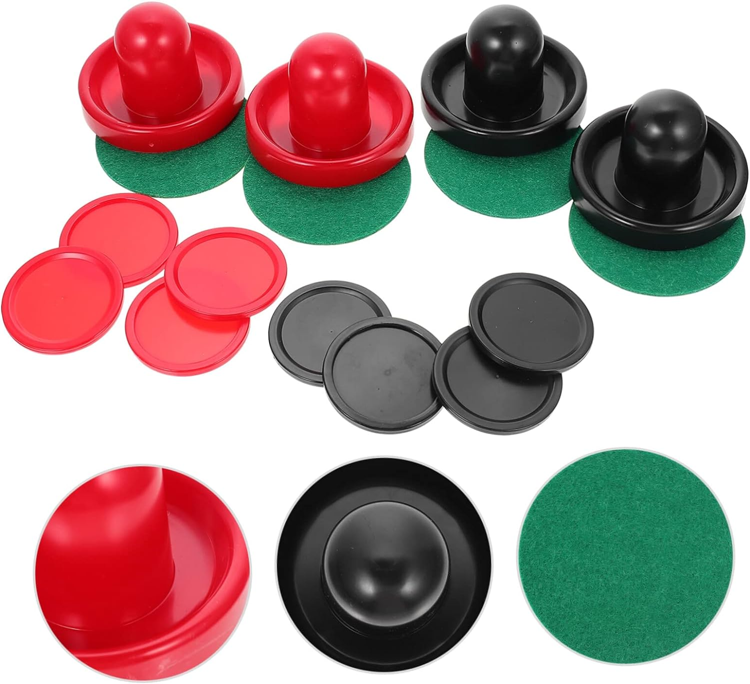 BESPORTBLE Ball Hitter Air Hockey Pucks Replacement Pushers for Game for Air Hockey Paddle Accessories and Parts image number 6