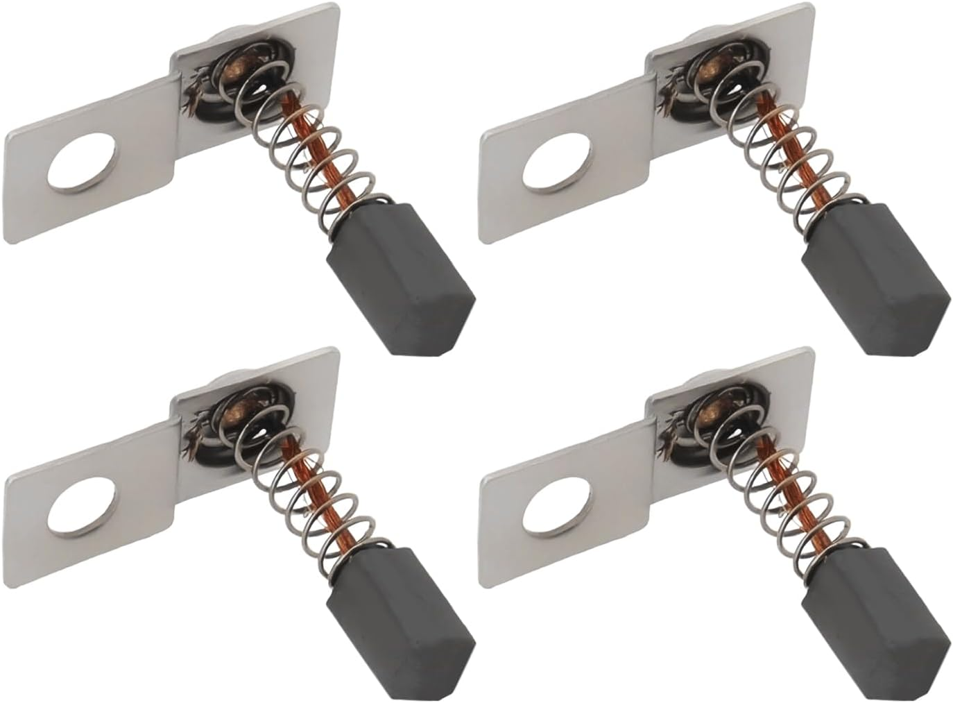 YINETTECH 2 Pairs Carbon Brush Set Nail Drill Carbon Brush 2.4X2.4X4Mm Replacement Part PKE-650A Compatible with UG12 SUG12 UG14 DM12 Nail Drill Machine image number 6