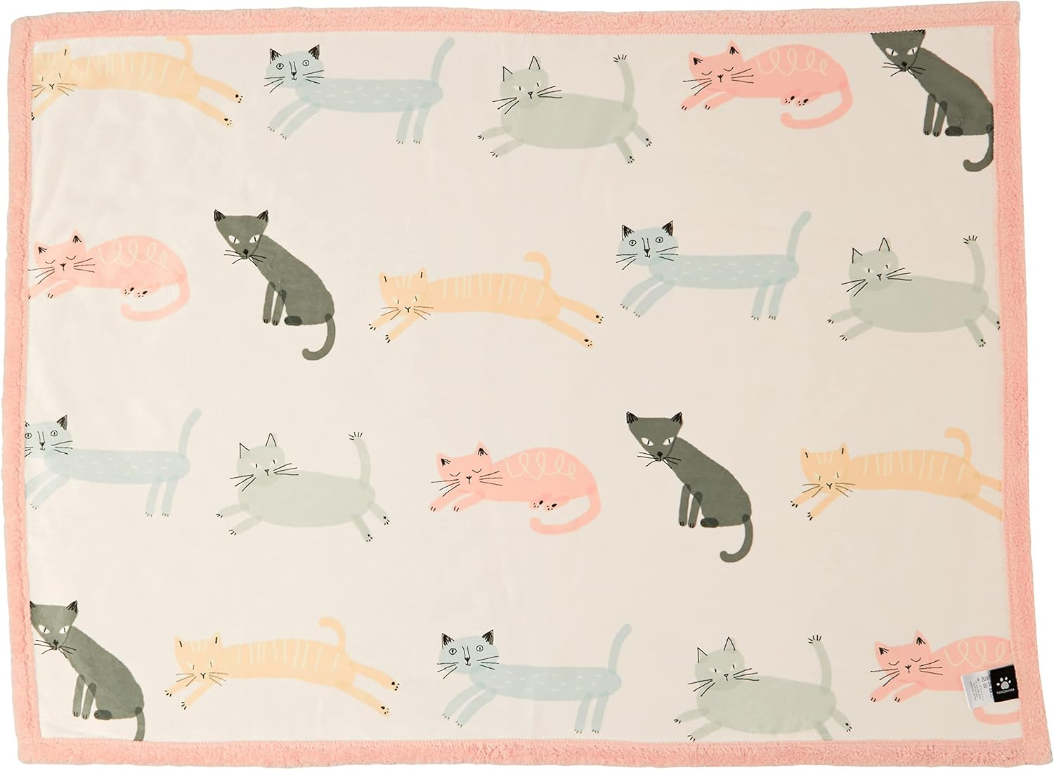 Noah Family PK Blanket for Women Walking Cat Blanket, PK, Free Size image number 3