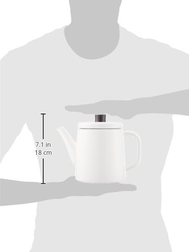 Noda Horo Enamel Pottle (White) image number 6