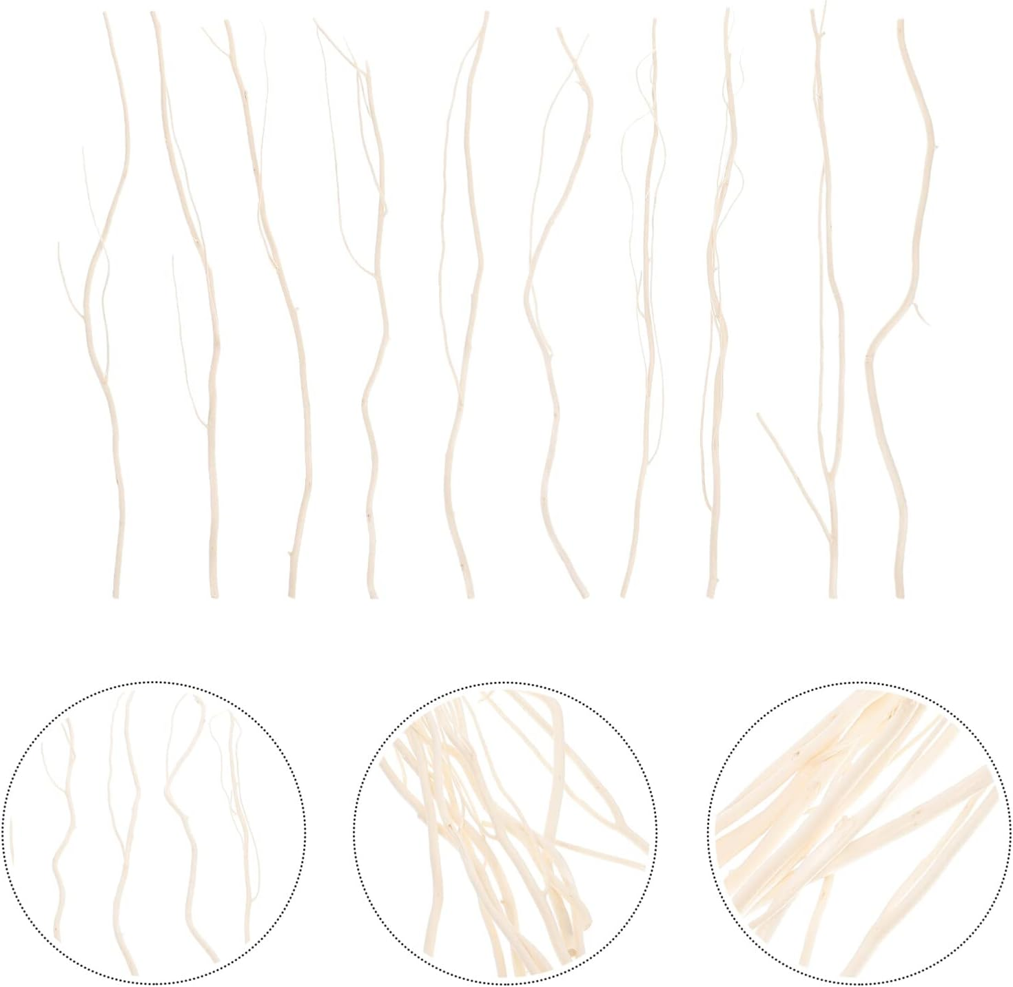 Veemoon 10Pcs Natural Willow Diffuser Sticks for Aromatherapy Elegant Fragrance Dispersal for Home Office Bedroom and Bathroom Decor image number 6