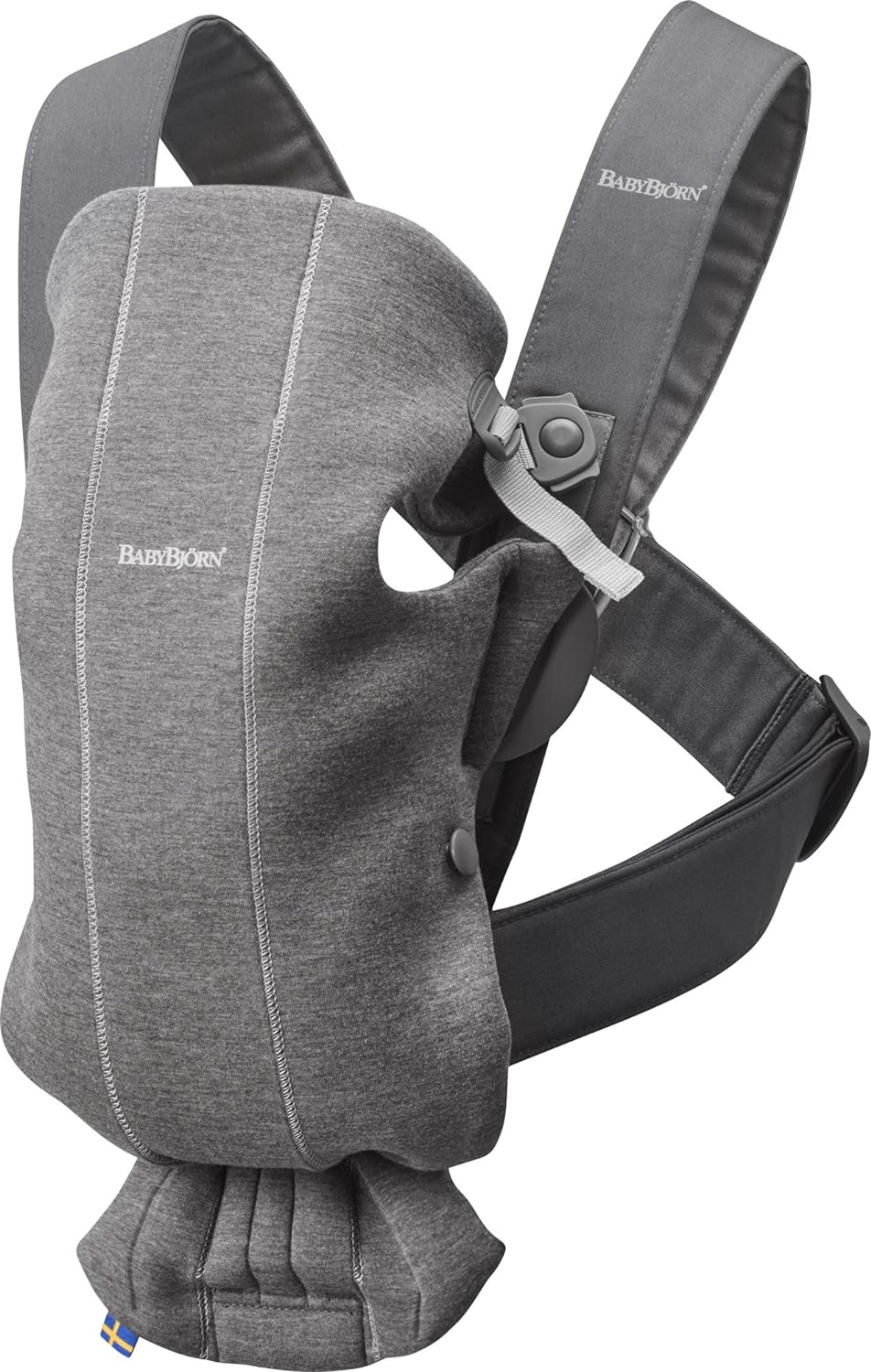 Babybj&ouml;rn 021084 Baby Carrier, Mini 3D Jersey, Dark Gray, 1 Piece image number 3