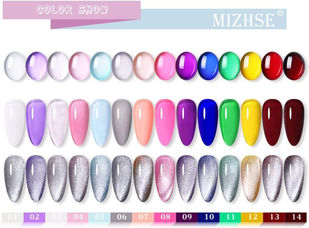 MIZHSE Universal Silver Cat Eye Gel Nail Polish, Magnetic Gel Polish Shiny Glitter Nail Gel with Magnet Stick, 10 Ml Galaxy Cateye Nail Polish Soak off UV/LED Nail Art Salon Manicure DIY at Home - Hot Pink image number 5