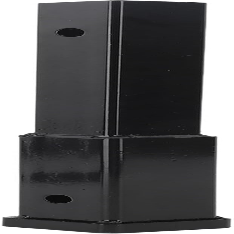 Jiawu Heavy Duty Trailer Hitch Receiver Extension, 12 Inch, Black, 5/8 Inch Pin Hole, 5000 Lbs Towing Capacity, 2 Inch Receiver Tube Tow Bar Shank Compatible image number 3