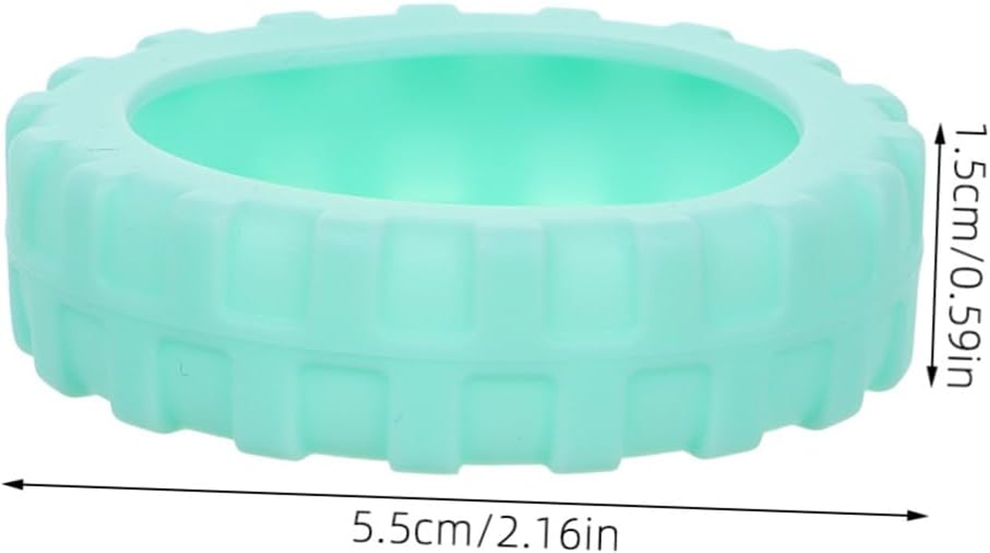 WOFASHPURET Spinner Luggage Wheel Covers 8Pcs Silicone Shock Absorption Elastic Fit for Travel Gear and Caster Suitcase Wheels image number 2