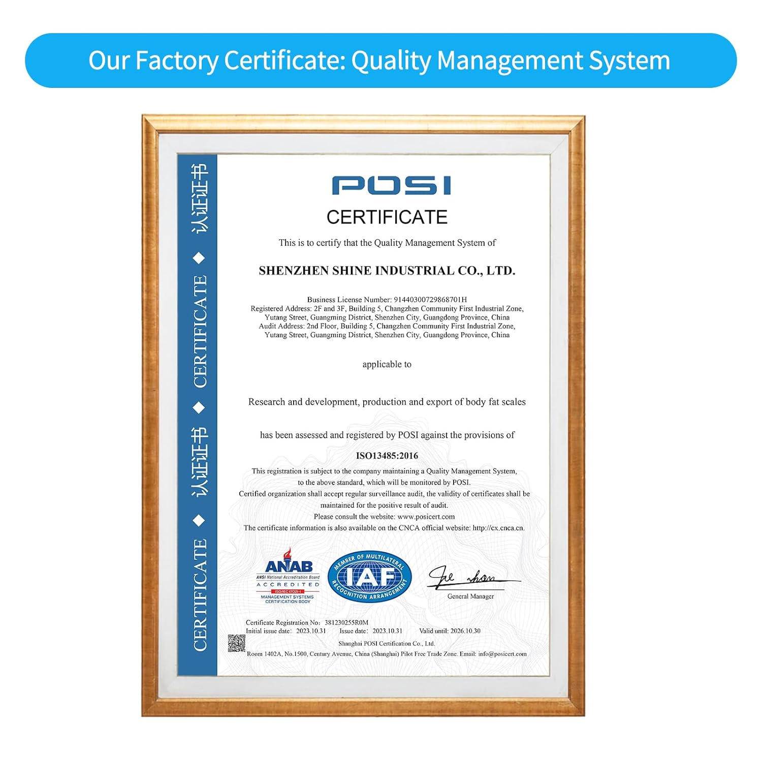 Vitafit Amazing 300Kg Smart Bathroom Scales in 0.05Kg, High Accuracy Assured by Digital Scale Professional Factory since 2001, Large Platform with 8Mm Non-Slip Tempered Glass, LED, Black