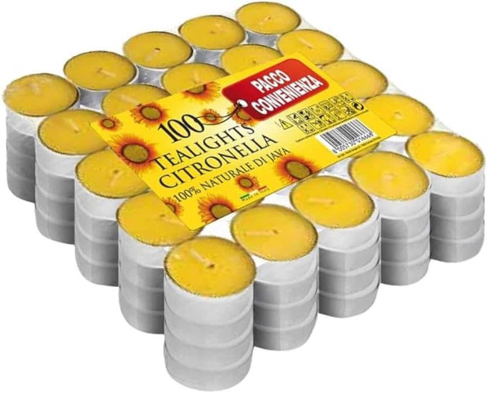 Price'S Candles Citronella Tealights - 100 Pack
