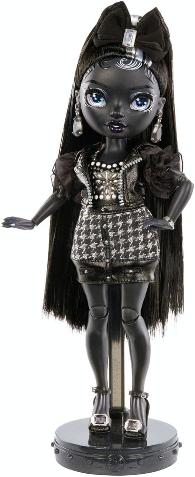 RAINBOW HIGH Shadow High Series 1 Shanelle Onyx- Grayscale Fashion Doll. 2 Black Designer Outfits to Mix & Match, Great for Kids 6-12 Years Old and Collectors, Multicolor (583554EUC) - Multicolor image number 2