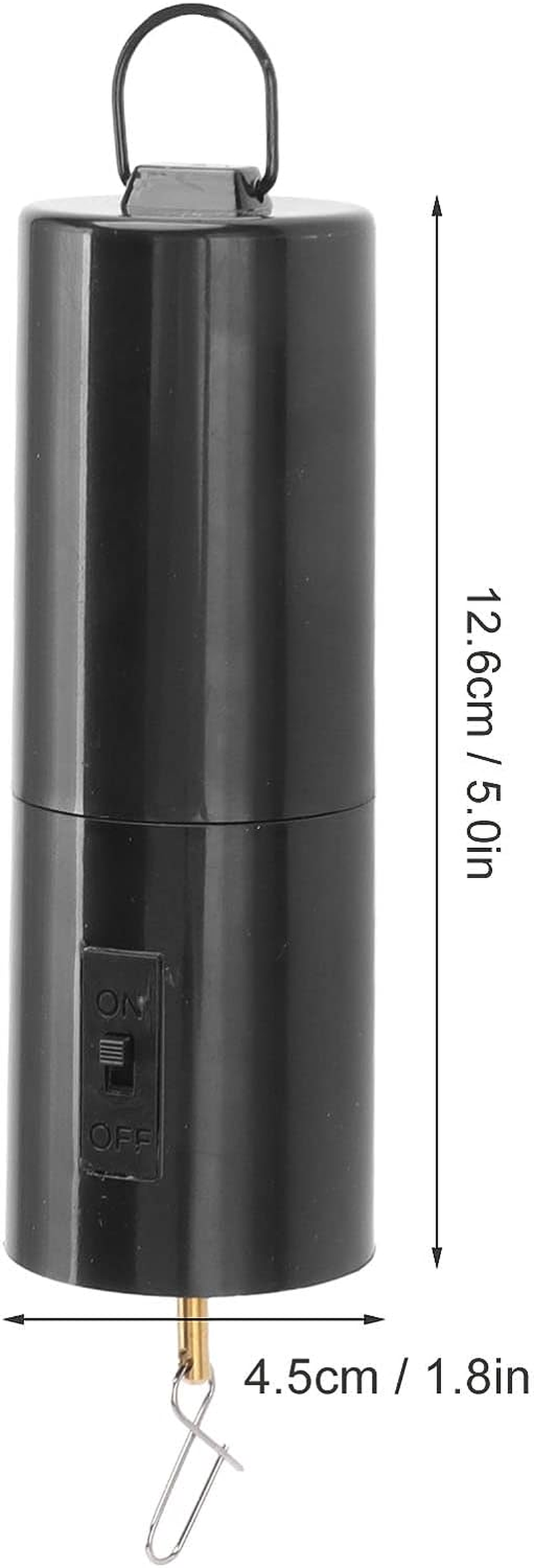 Wind Spinner Motor, 6.6Lb Load Electric Rotating Motor for Wind Chime, Black Battery Operated Hanging Display Motor Disco Ball Motor for Sun Catcher, Baby Crib Ornament Outdoor image number 1