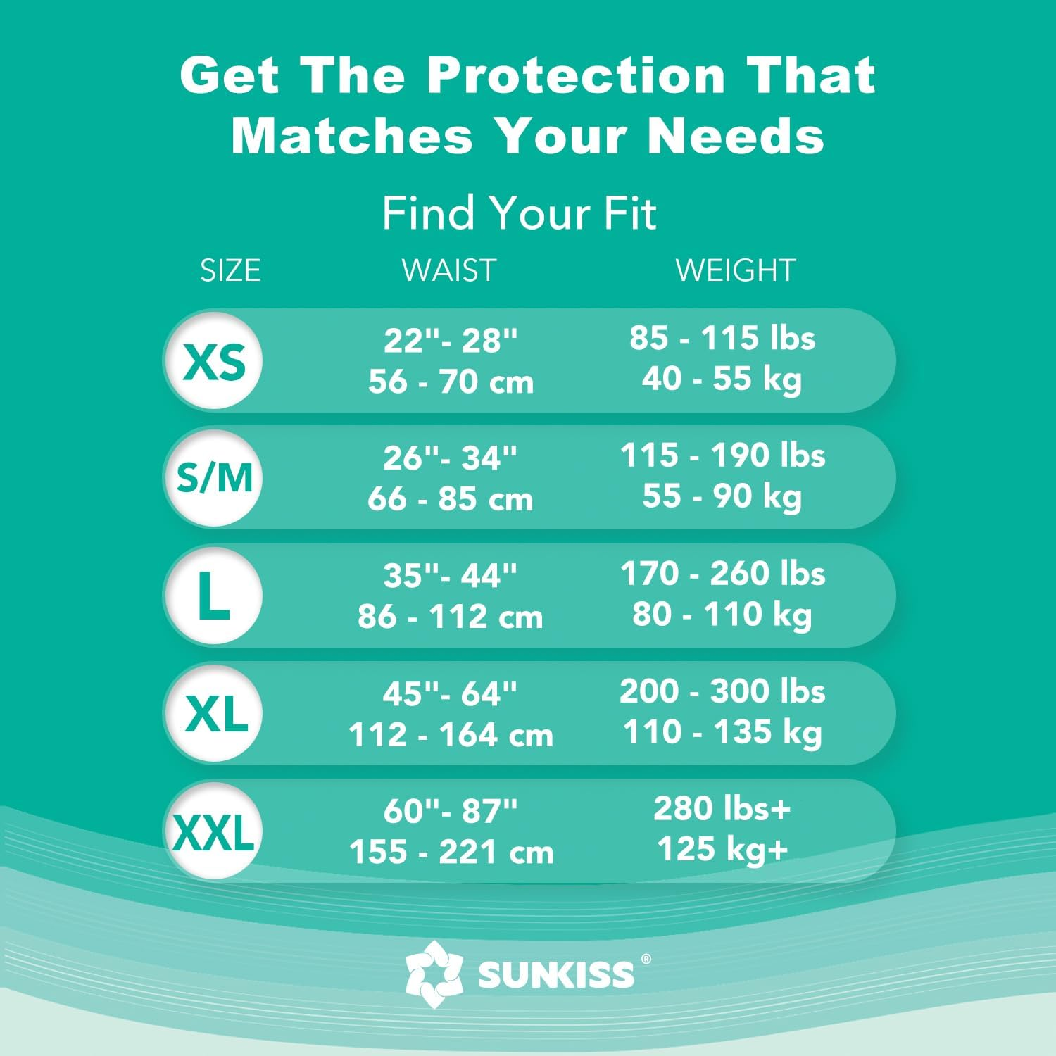 SUNKISS Trustplus Adult Diapers with Maximum Absorbency, Unisex Disposable Incontinence Briefs with Tabs for Men and Women, Odor Control, Xsmall, 15 Count image number 5