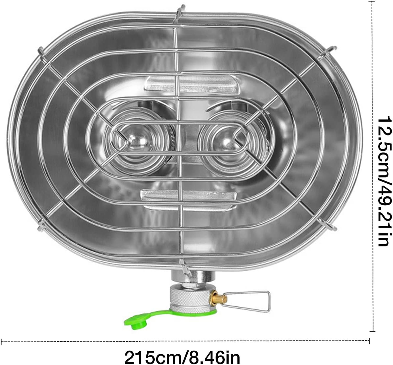Portable Heater for Camping - Copper Alloy Aluminum Alloy Stainless Steel Heater - High Temperature Resistant Efficient Outdoor Heater for Fishing Travel Hiking Camping Buniq image number 1