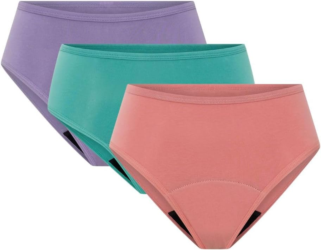 Modibodi Period Pants - Basic Mid-Rise Brief - Women'S Underwear - Moderate Flow 30ML