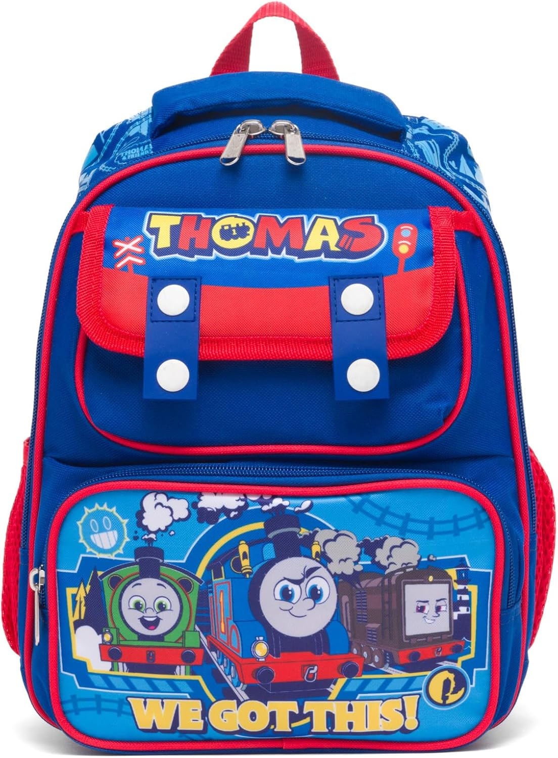 Ruz - Thomas and Friends 12 Inch Pre-School Backpack with Padded Back and Adjustable Straps image number 2