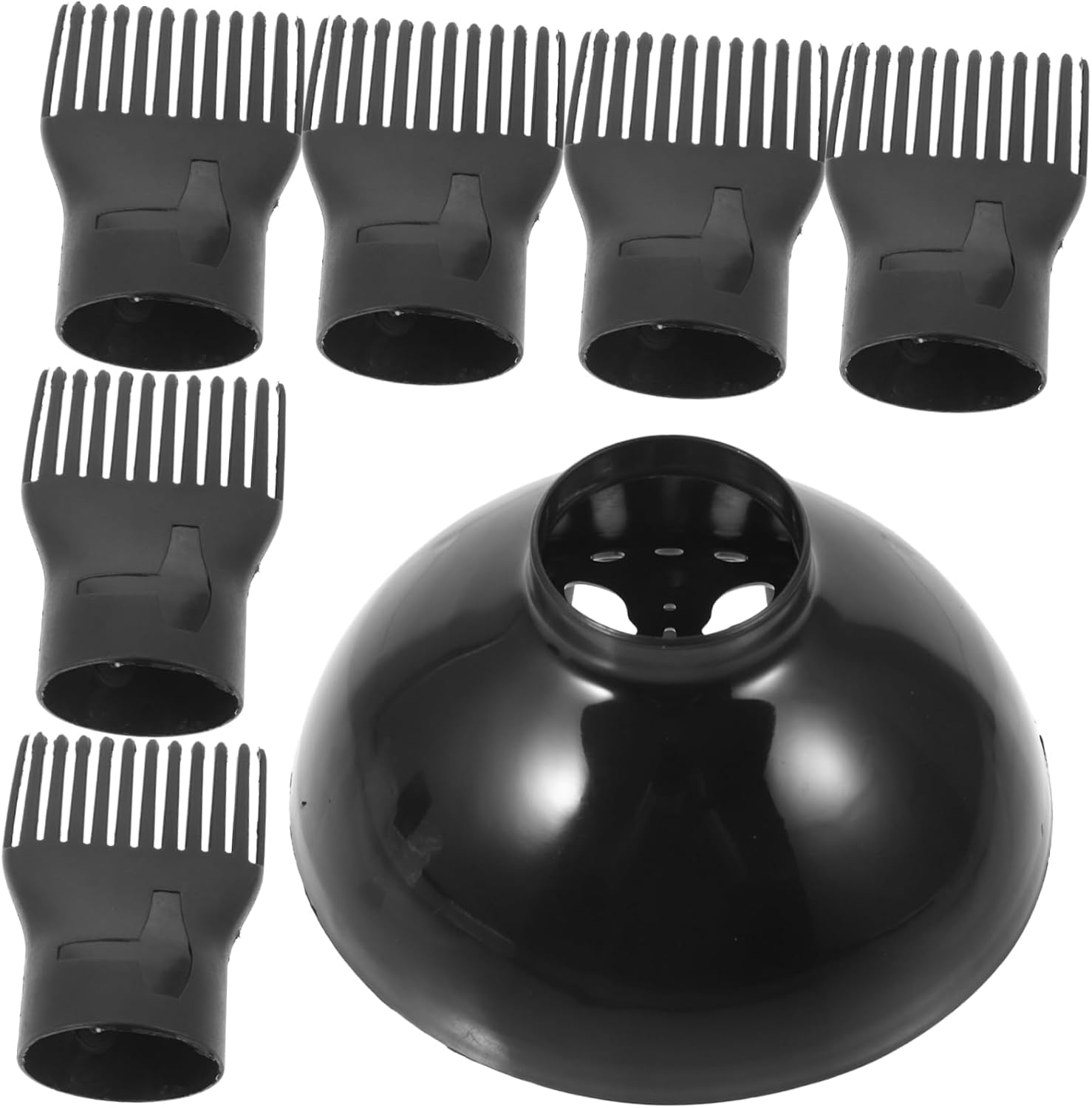NULYLU 1 Set Comb-Shaped Air Nozzle Hair Dryer Attachments Hairdryer Diffuser Attachment Blow Dryer Nozzle Diffuser Attachment for Hair Dryer Hair Dryer Accessories Diffuser Nozzle image number 3