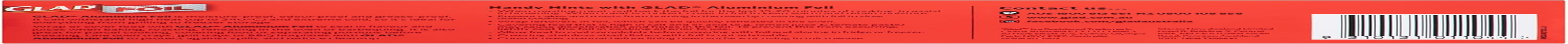 Glad Aluminium Foil, 50 Metre Aluminum Foil for Grilling, Roasting, Baking, and Food Storage to Preserve Freshness, 50M X 30Cm, 1 Count image number 4