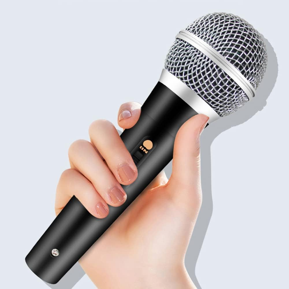 Veumoie Handheld Professional Wired Dynamic Microphone Clear Voice Mic for Karaoke Vocal Music Performance image number 5