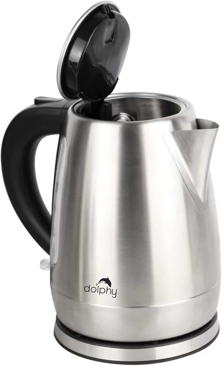 Dolphy 1.0L Electric Kettle &ndash; Stainless Steel, Fast Boil, Auto Shut-Off & Overheat Protection &ndash; Compact Hot Water Boiler for Tea & Coffee &ndash; Black &ndash; 2200W image number 6