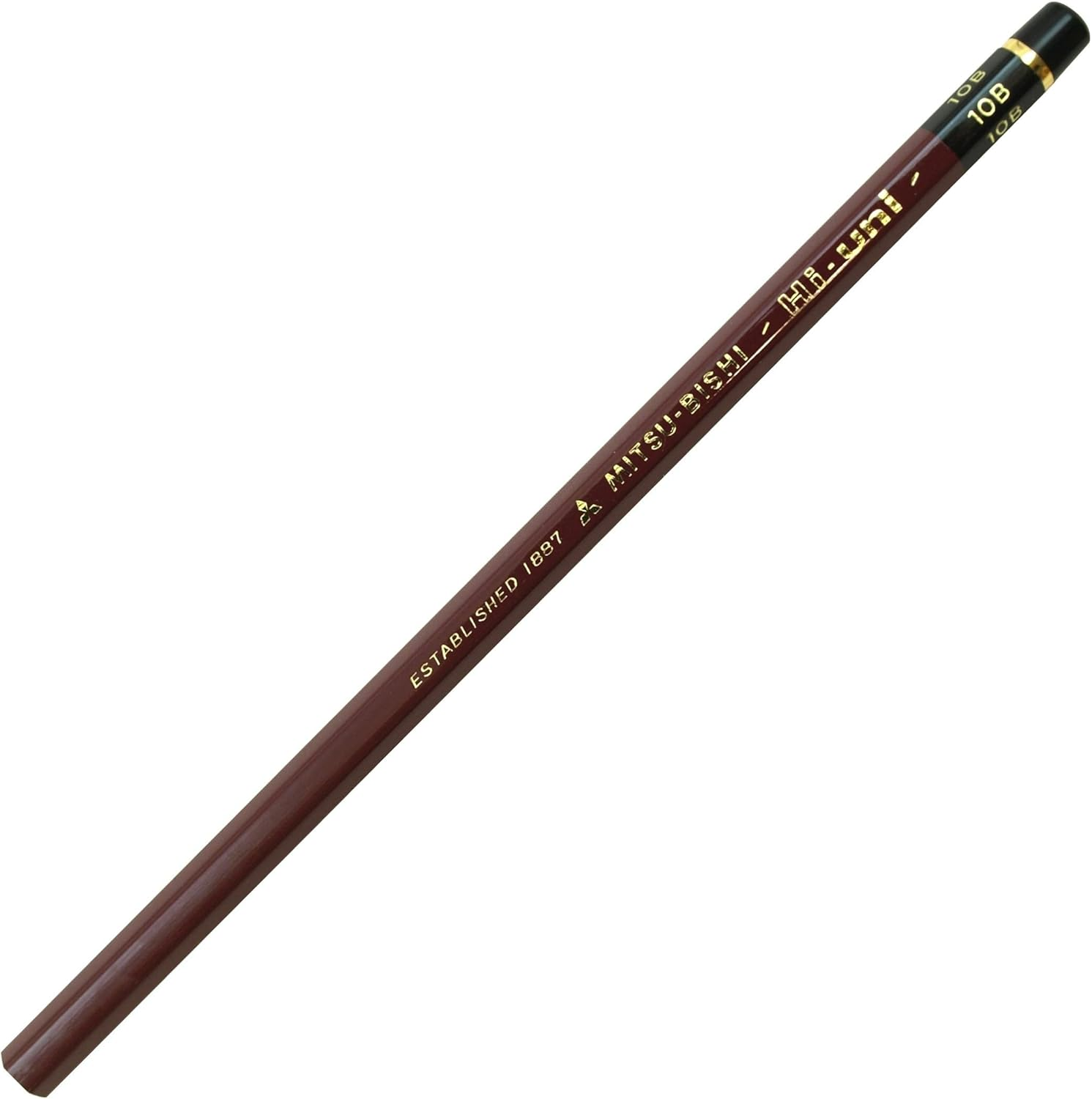 Uni Mitsubishi Hi-Uni Wooden Pencil - 10B image number 1